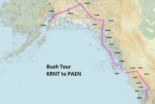 Bush Tour KRNT to PAEN