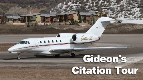 Gideon's Citation X Tour