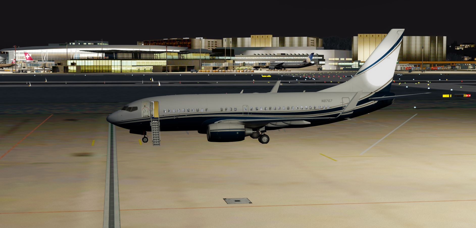 A BBJ work in progress (iFly 737 64bit)