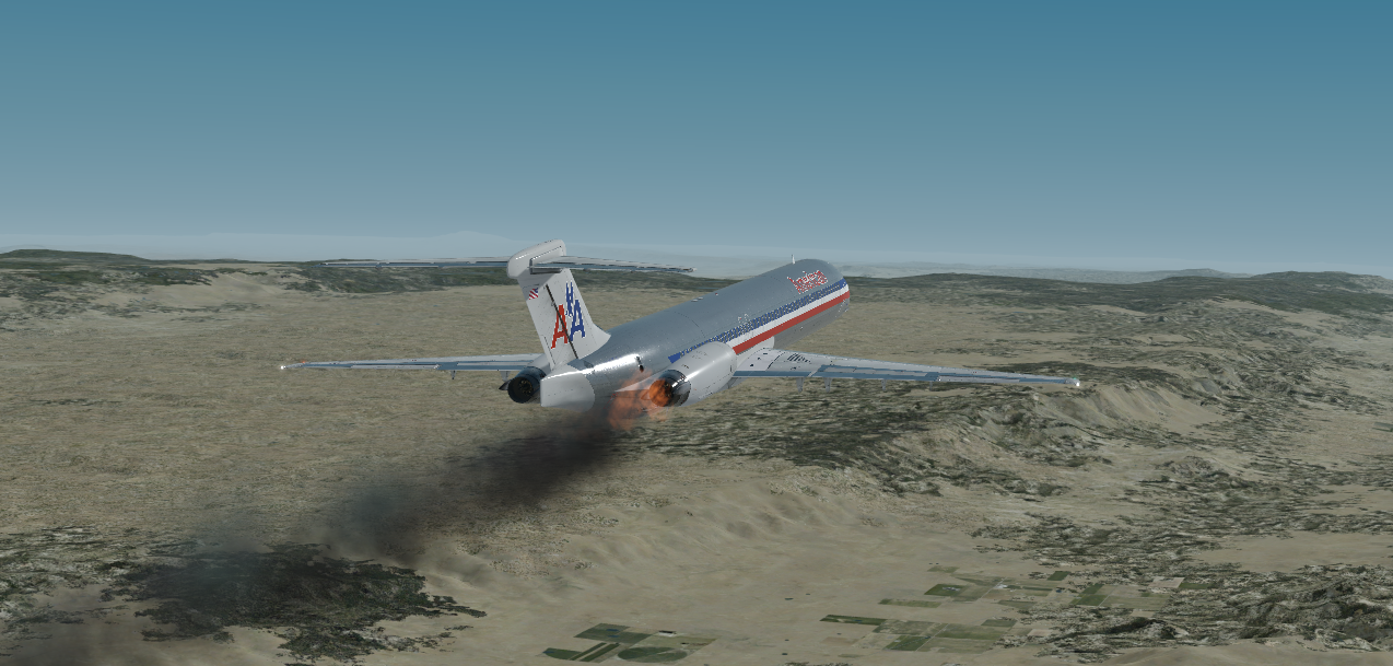Eng#2 Fire on descent to KBCE